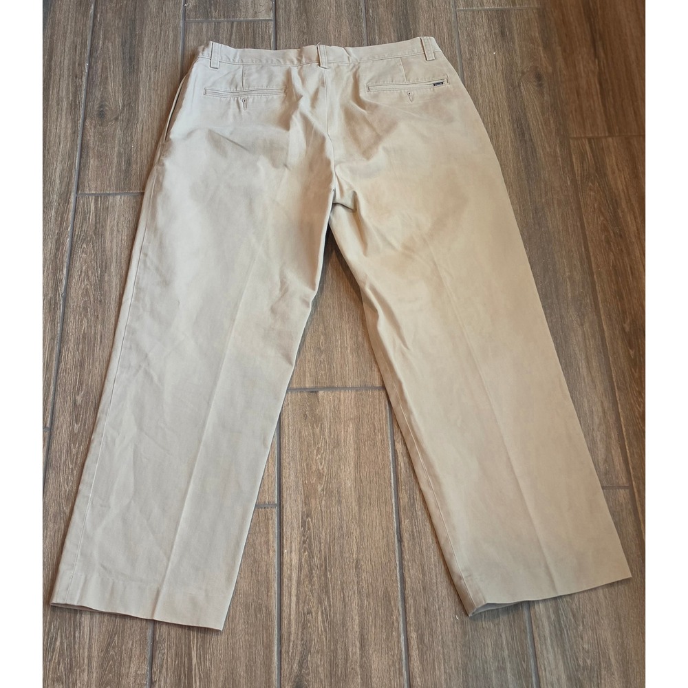 Polo Ralph Lauren Mens 32x27 Classic Fit Pleated Chino Pants Tan Khaki Cotton - Picture 7 of 7